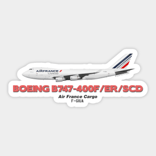 Boeing B747-400F/ER/SCD - Air France Cargo Sticker